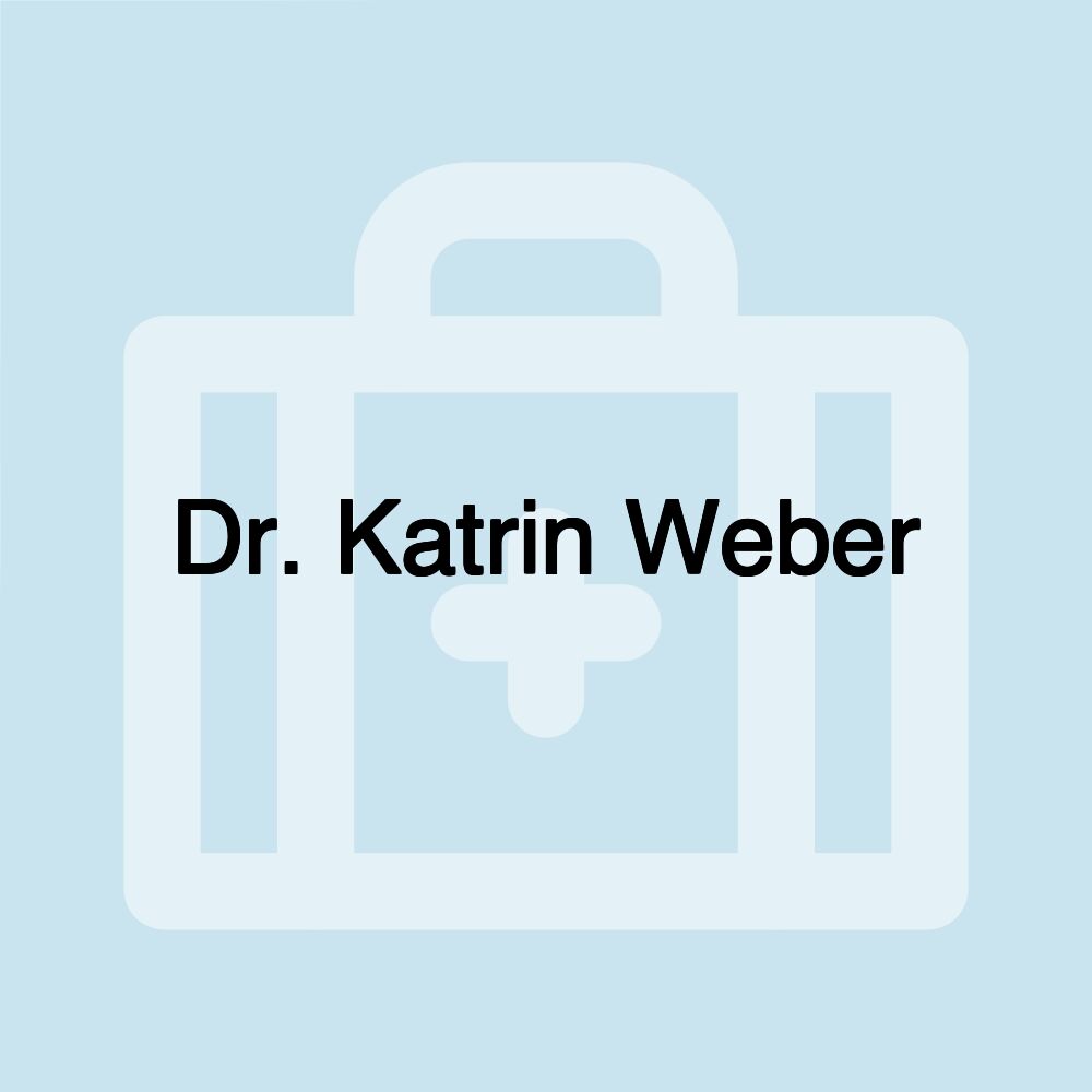 Dr. Katrin Weber