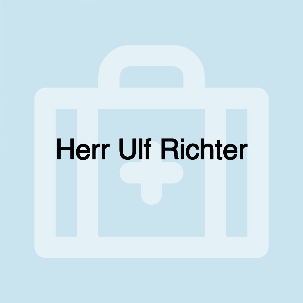 Herr Ulf Richter