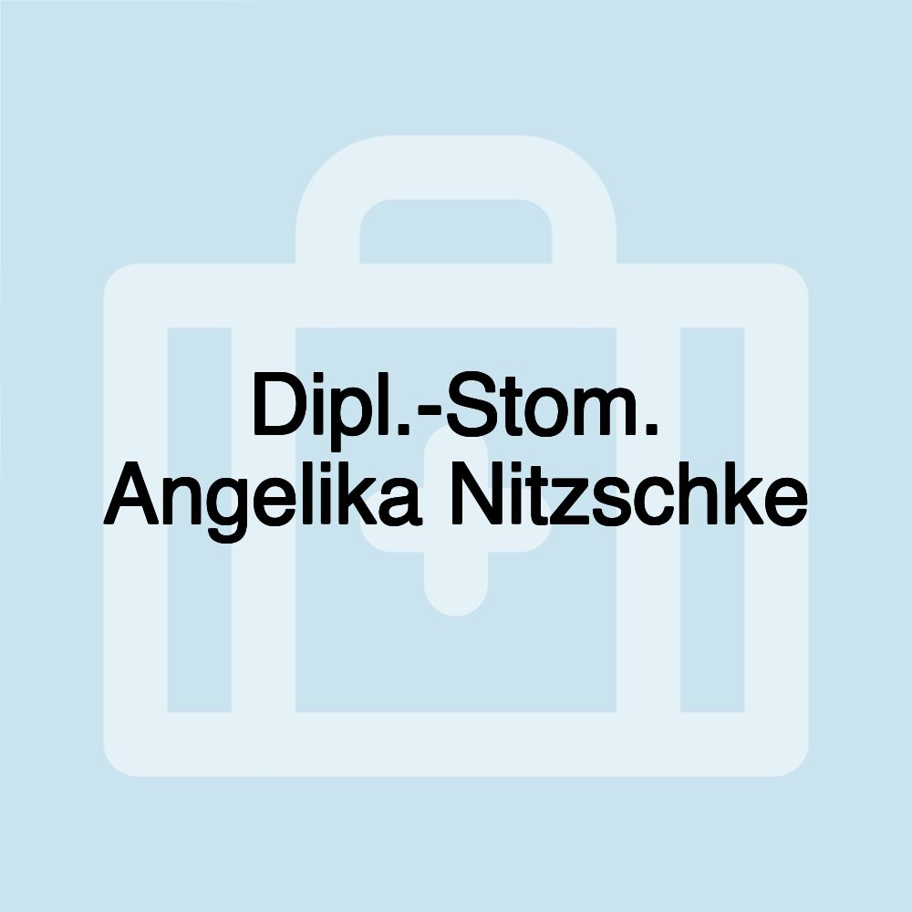 Dipl.-Stom. Angelika Nitzschke