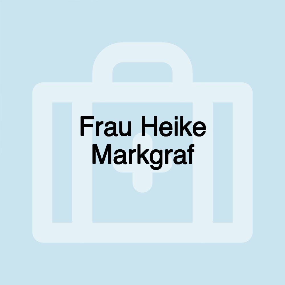 Frau Heike Markgraf