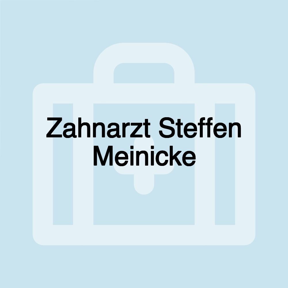 Zahnarzt Steffen Meinicke