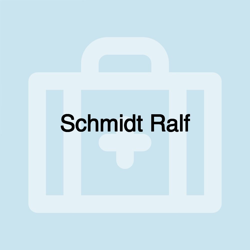 Schmidt Ralf