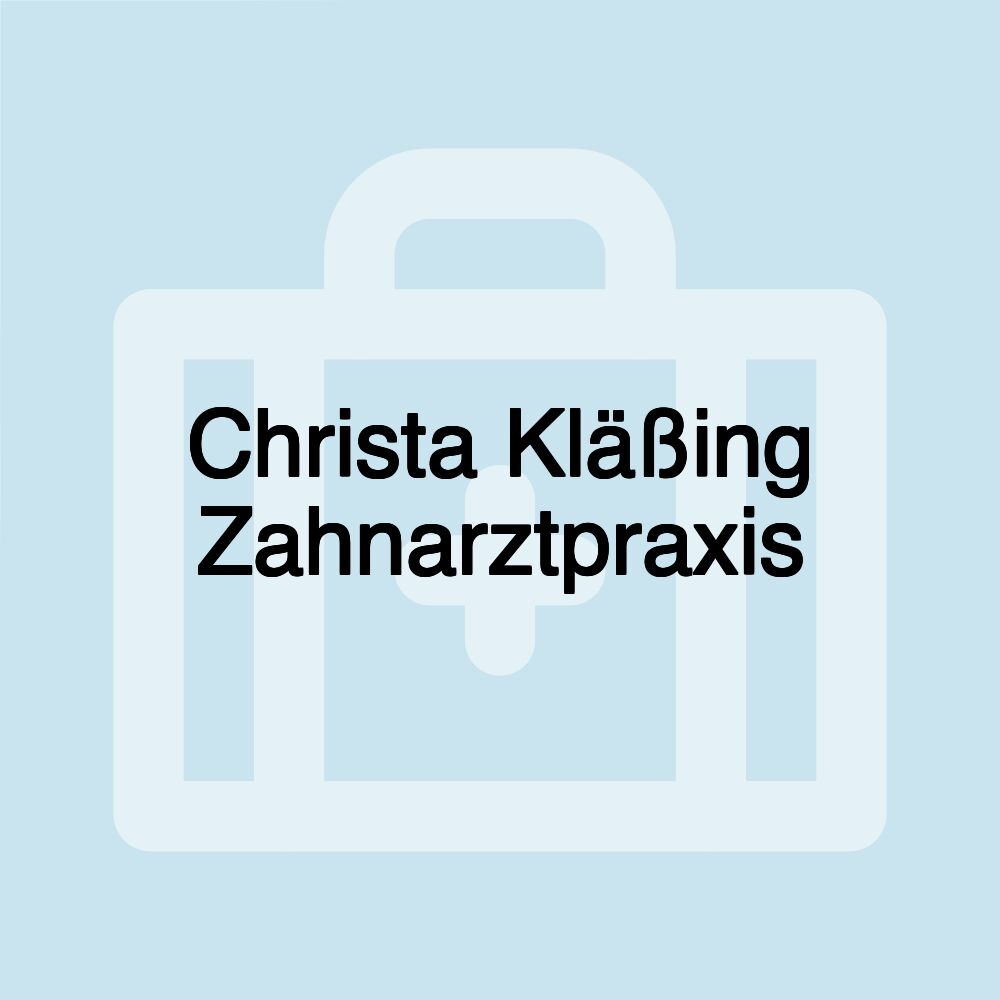 Christa Kläßing Zahnarztpraxis