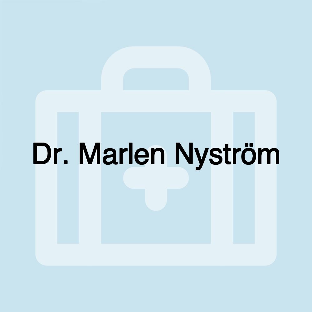 Dr. Marlen Nyström