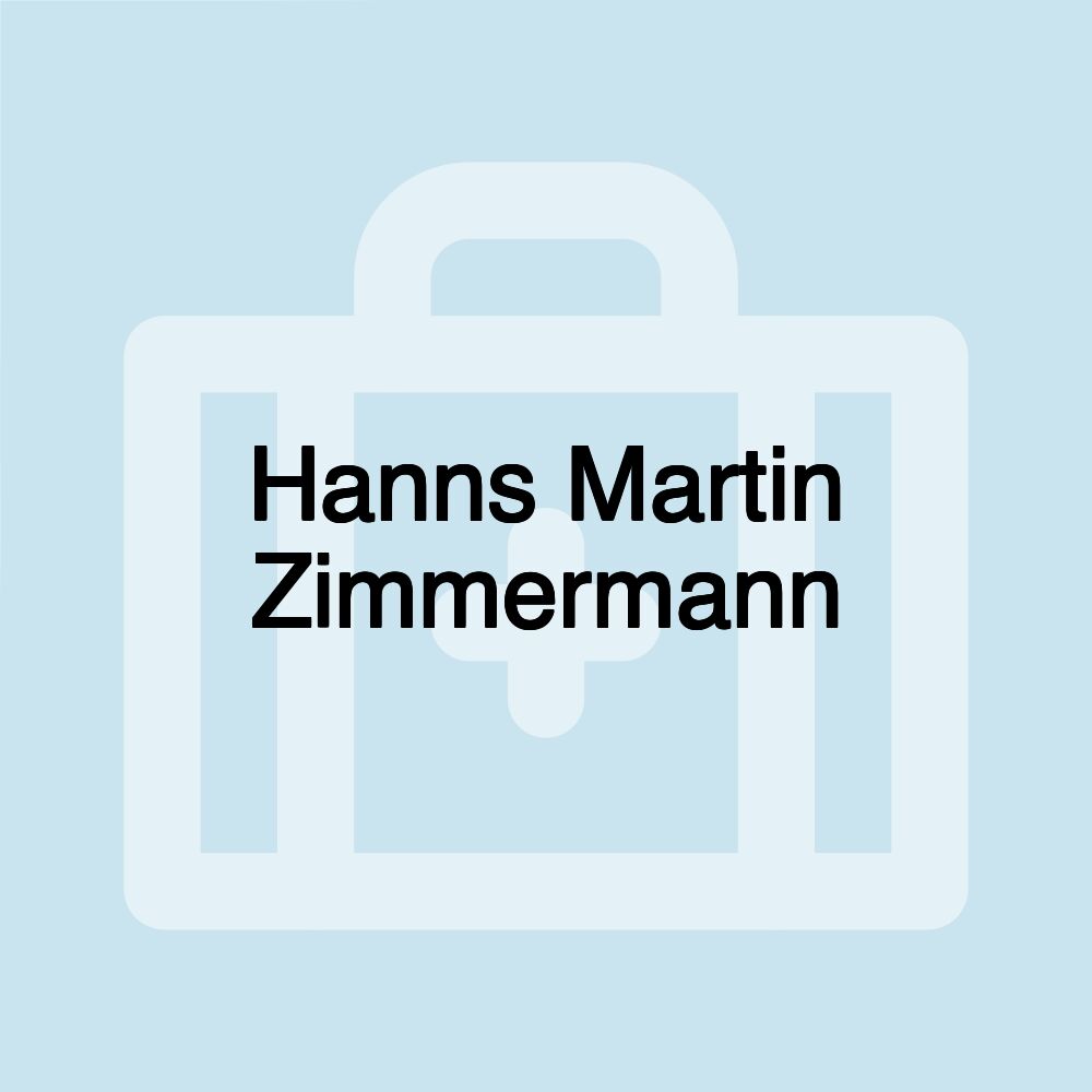 Hanns Martin Zimmermann