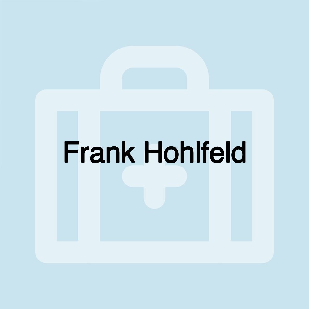 Frank Hohlfeld