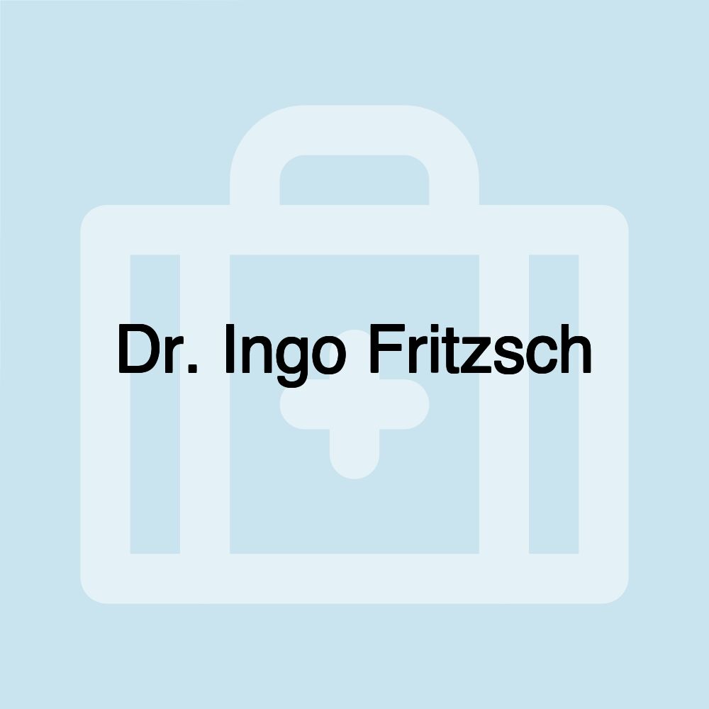 Dr. Ingo Fritzsch