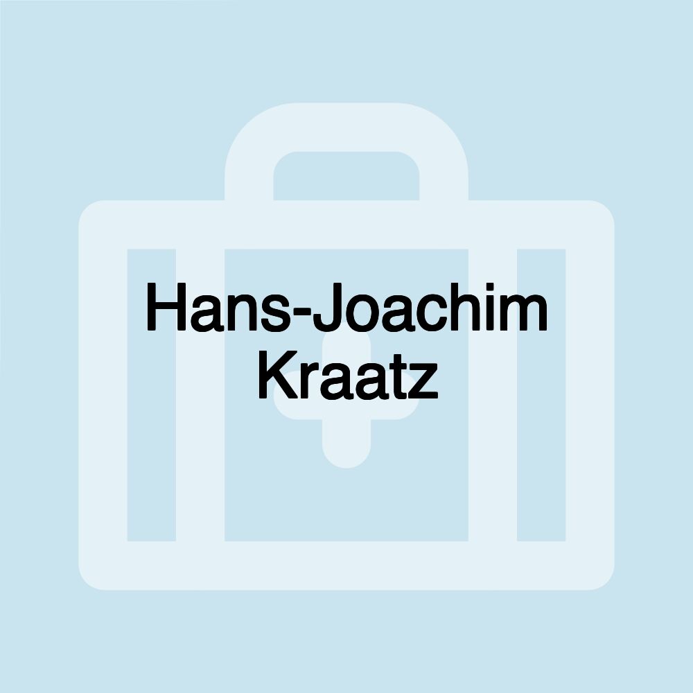 Hans-Joachim Kraatz