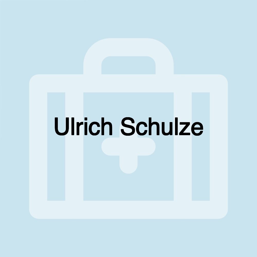 Ulrich Schulze