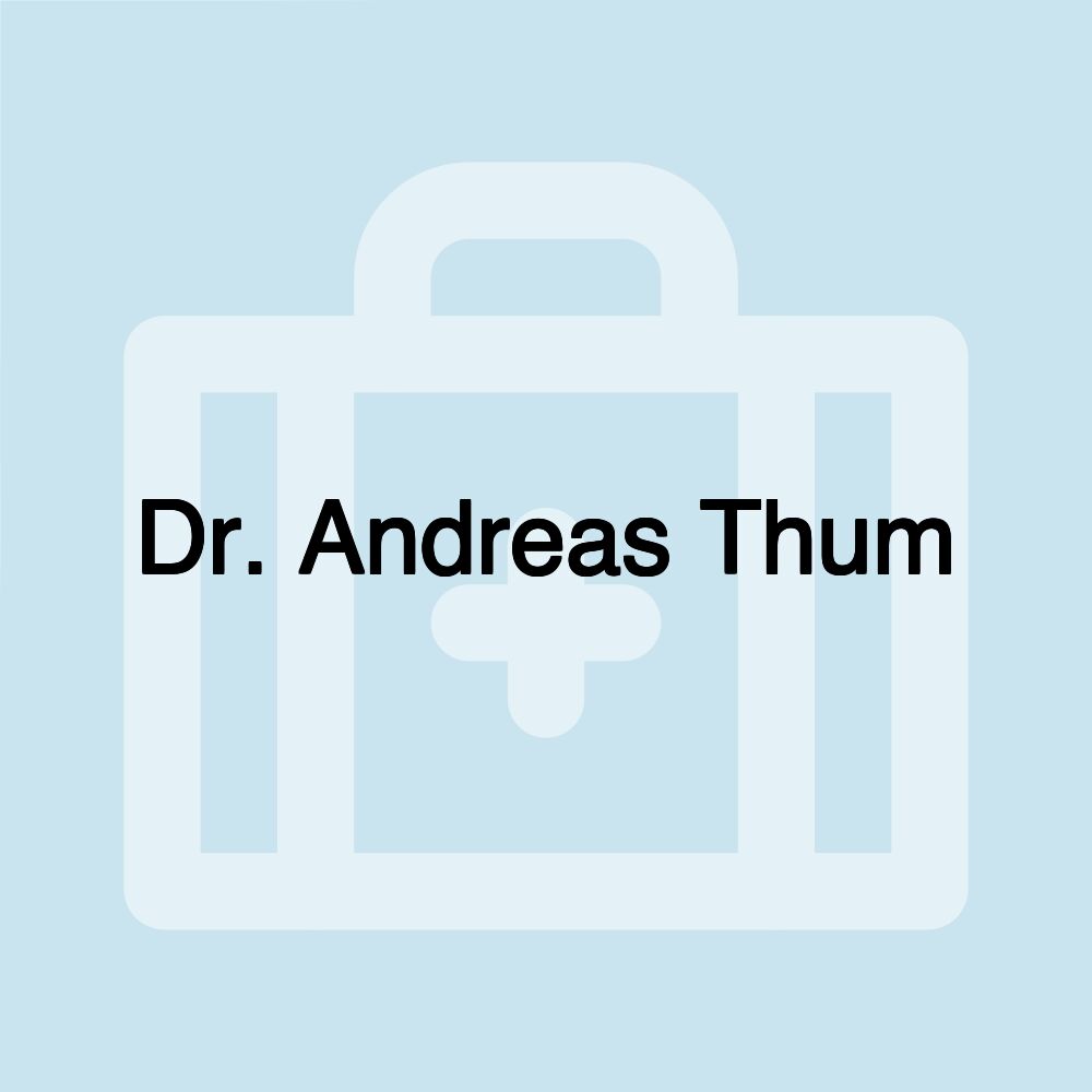 Dr. Andreas Thum