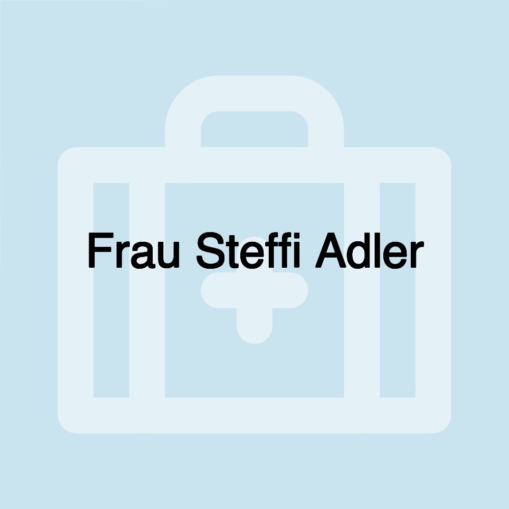 Frau Steffi Adler