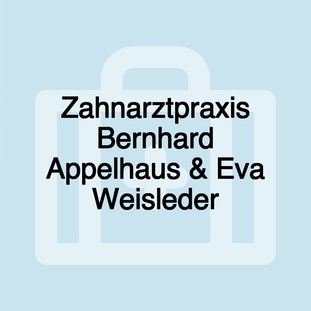 Zahnarztpraxis Bernhard Appelhaus & Eva Weisleder