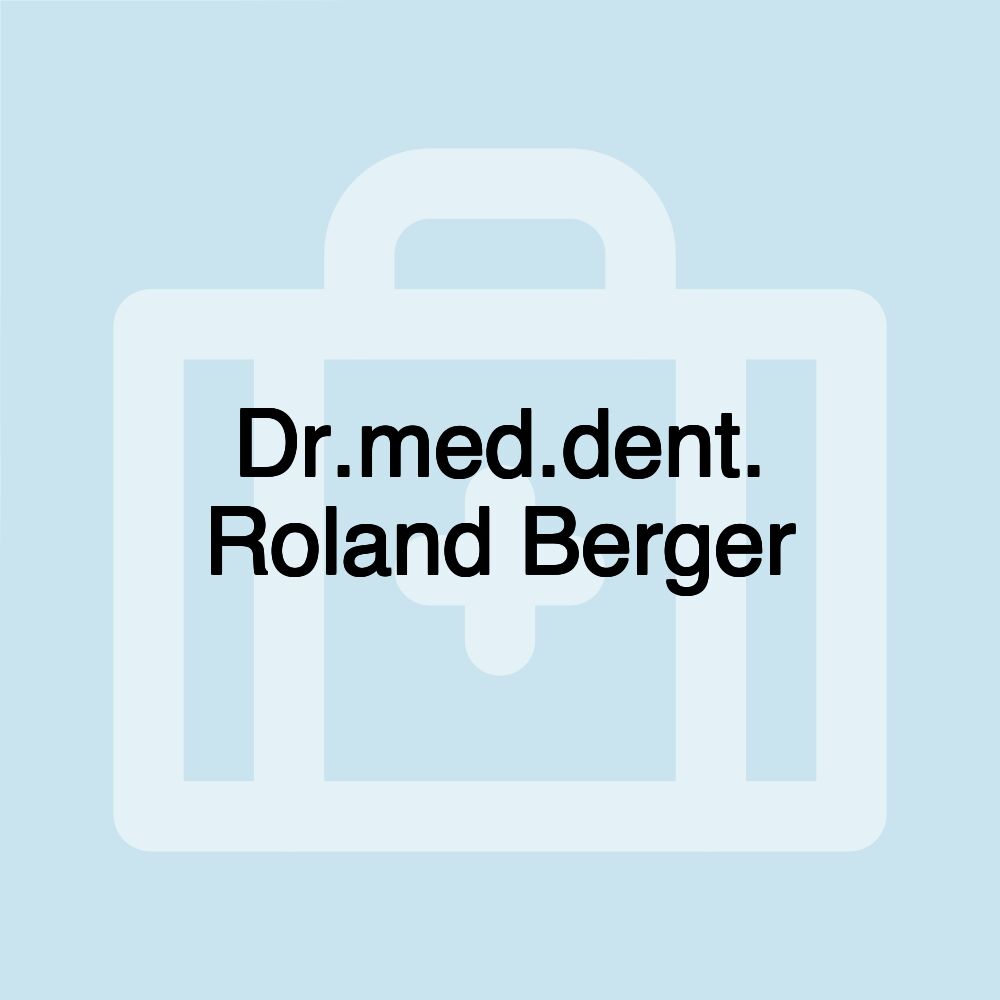 Dr.med.dent. Roland Berger