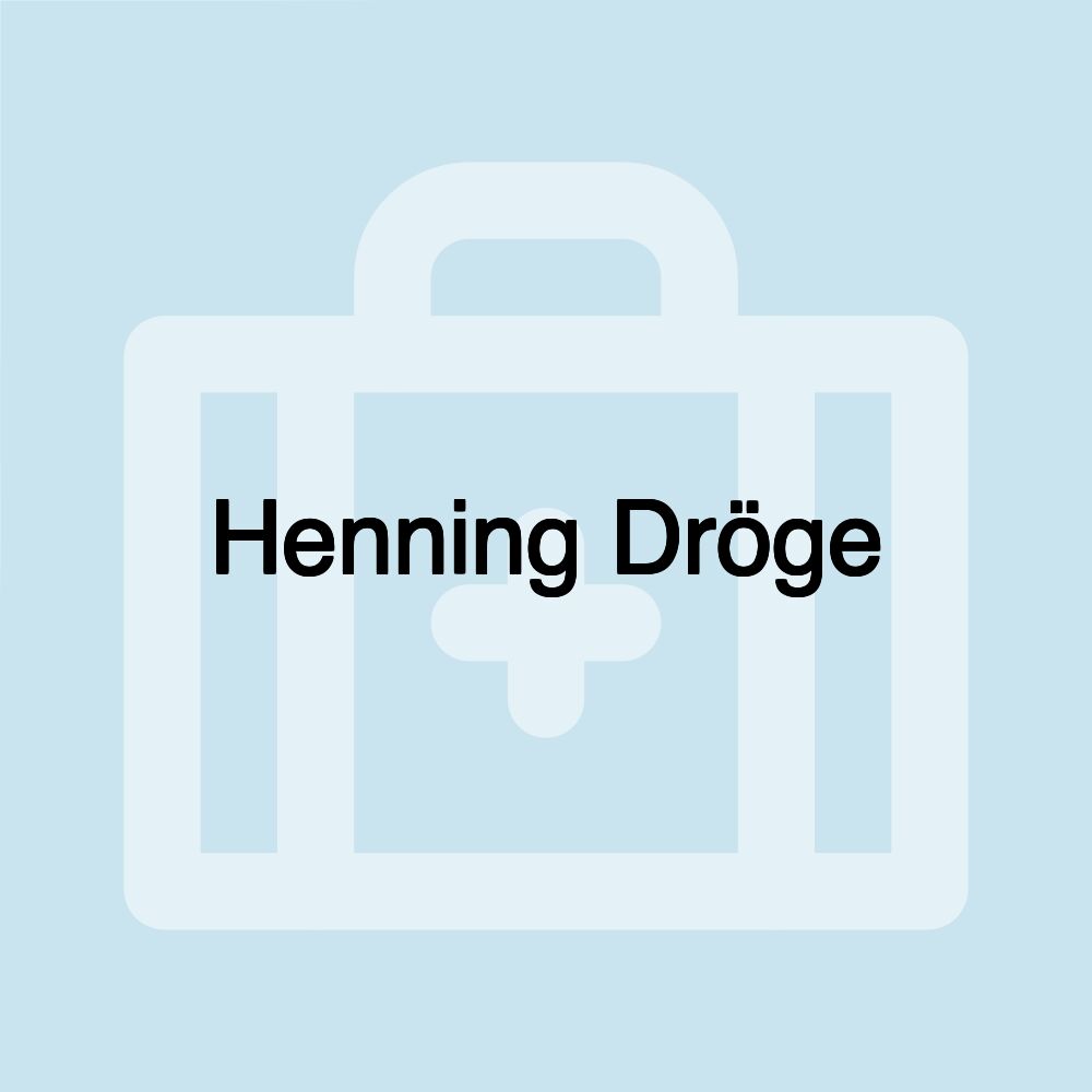 Henning Dröge