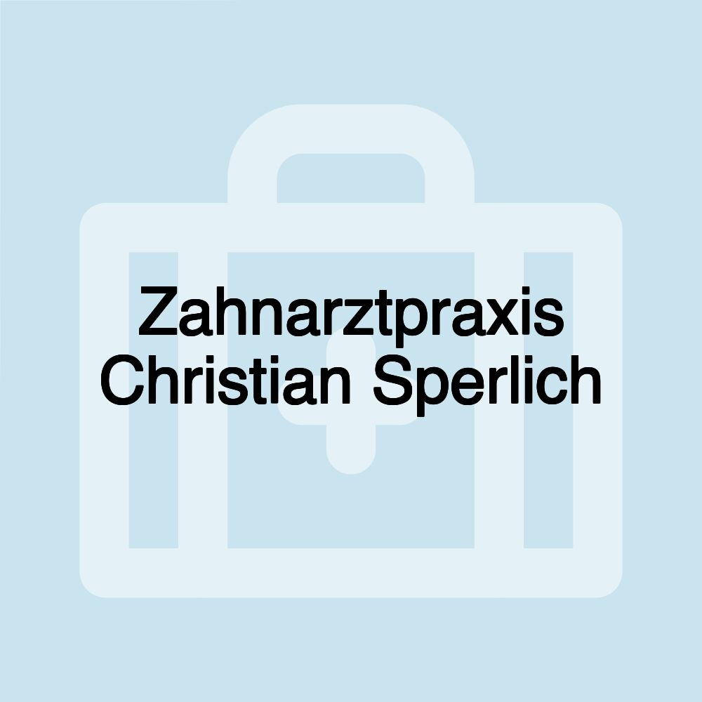 Zahnarztpraxis Christian Sperlich