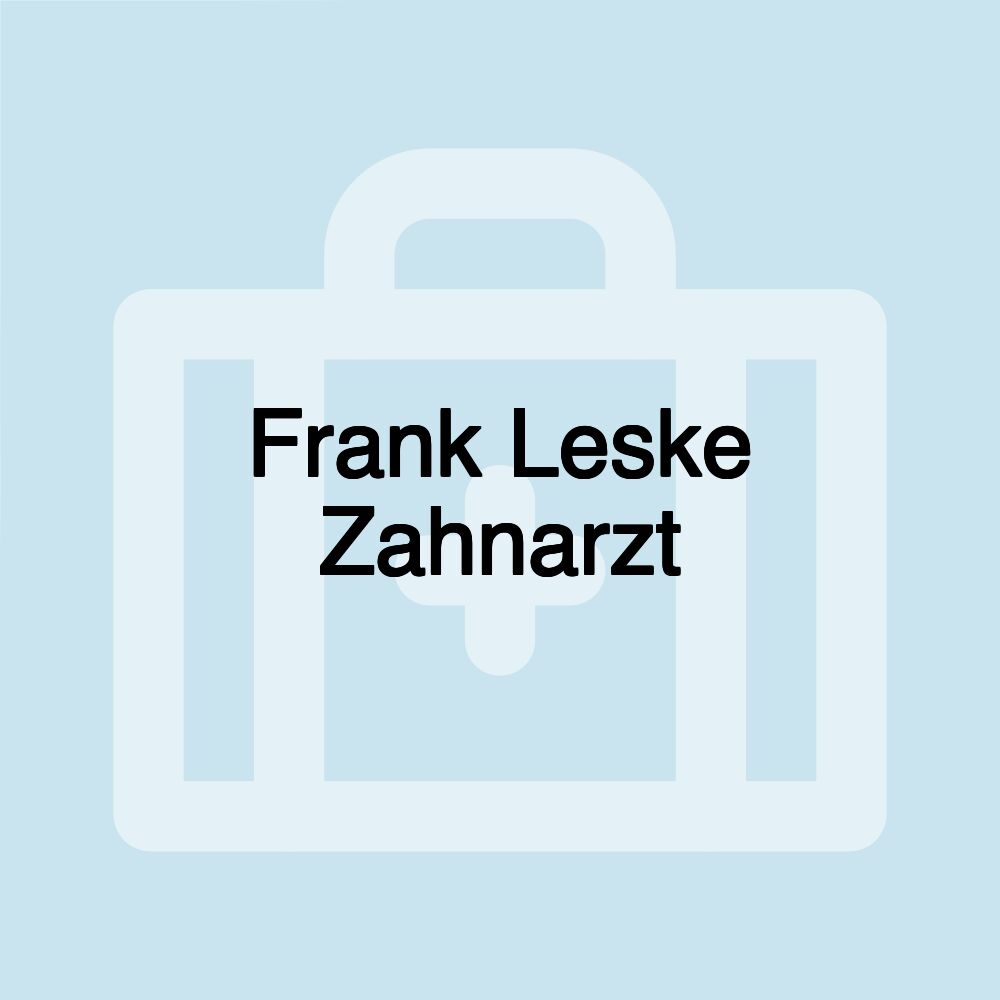 Frank Leske Zahnarzt