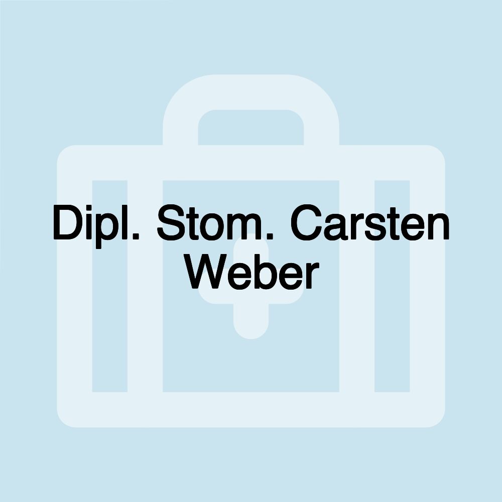 Dipl. Stom. Carsten Weber