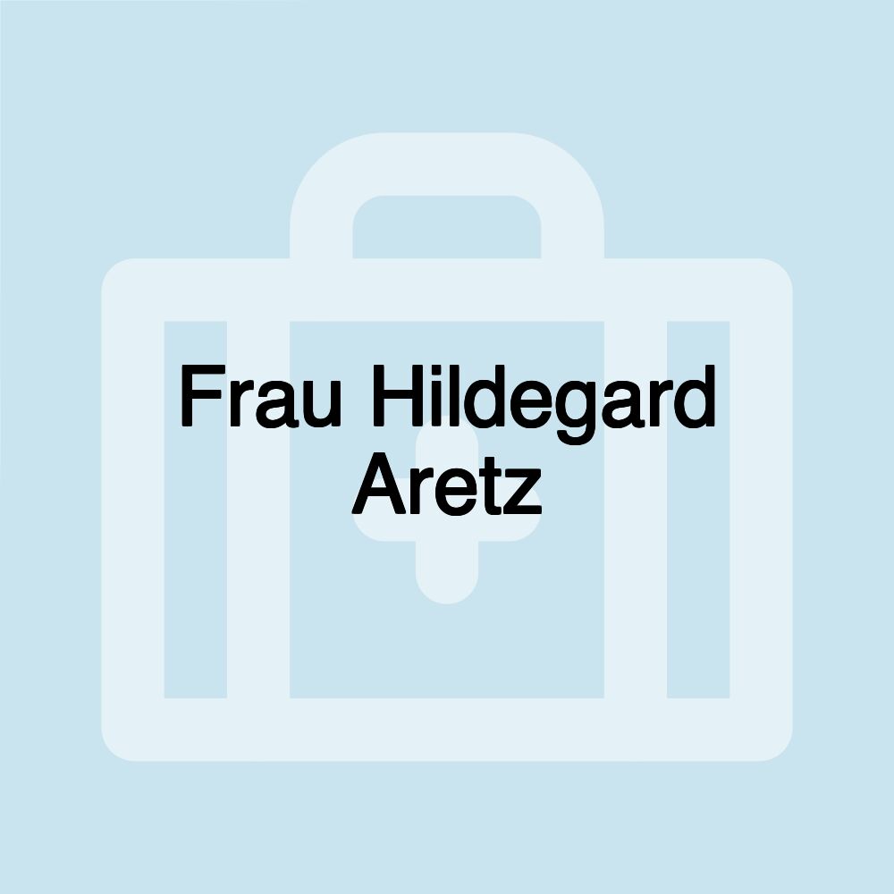 Frau Hildegard Aretz