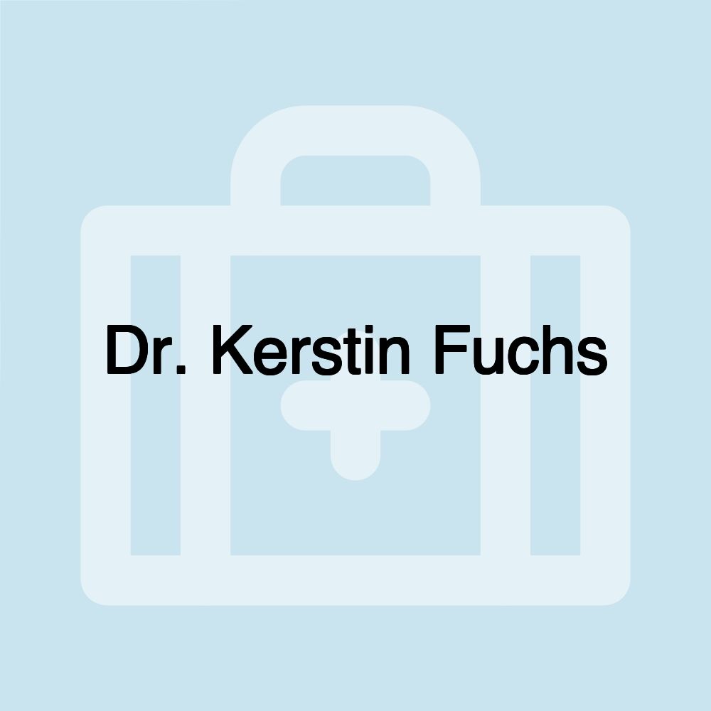 Dr. Kerstin Fuchs