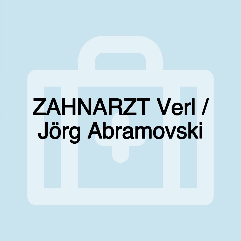 ZAHNARZT Verl / Jörg Abramovski