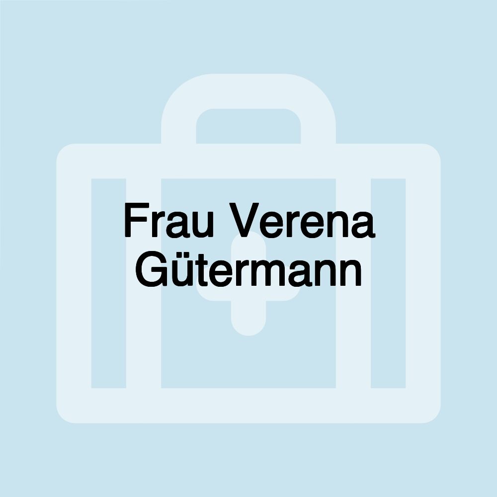 Frau Verena Gütermann