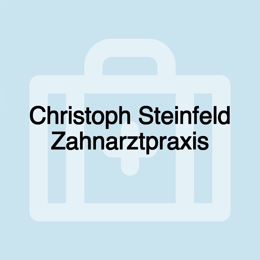 Christoph Steinfeld Zahnarztpraxis