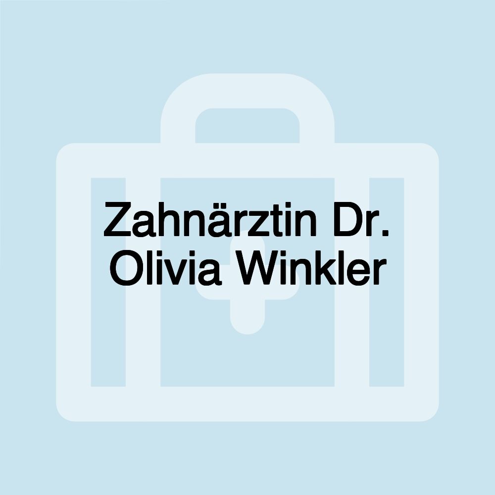 Zahnärztin Dr. Olivia Winkler