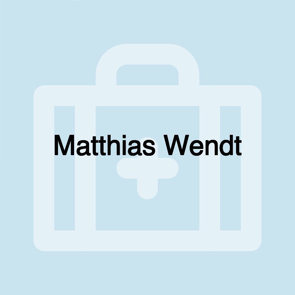 Matthias Wendt