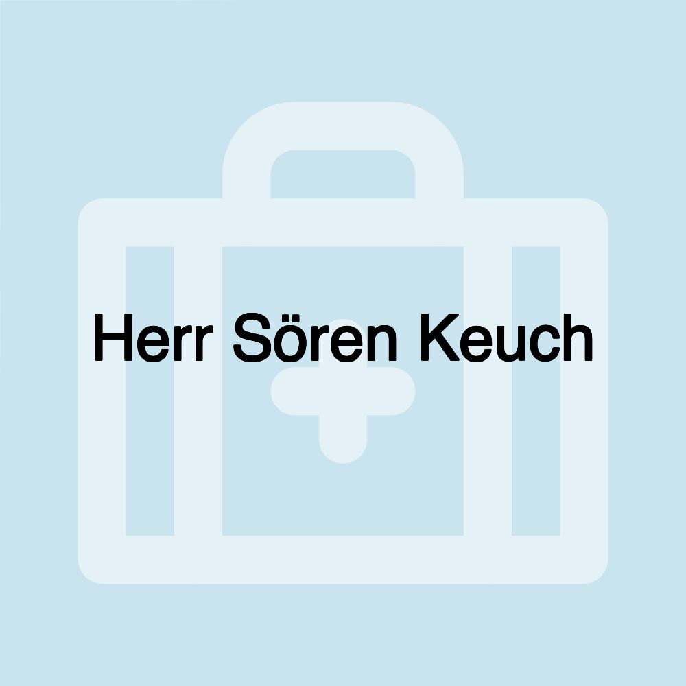 Herr Sören Keuch