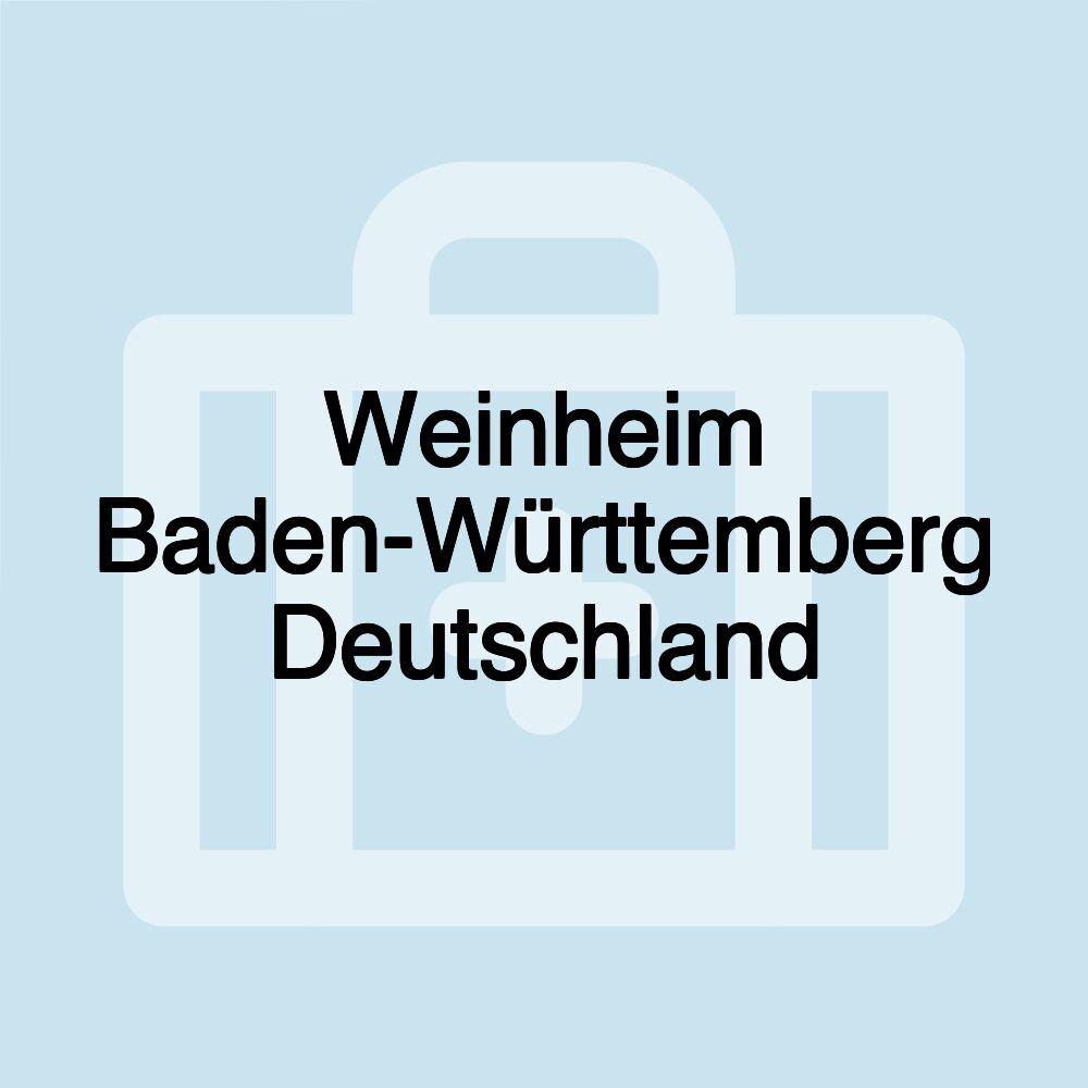 Weinheim Baden-Württemberg Deutschland