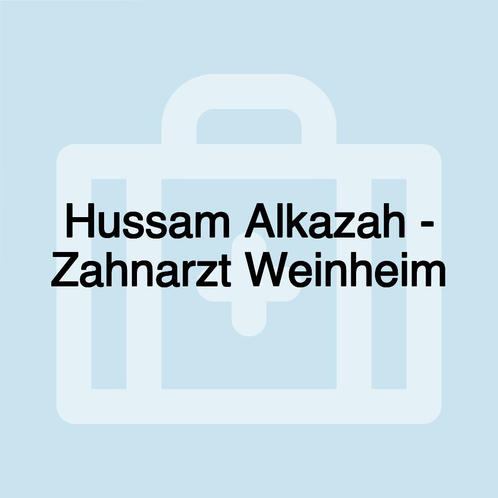 Hussam Alkazah - Zahnarzt Weinheim