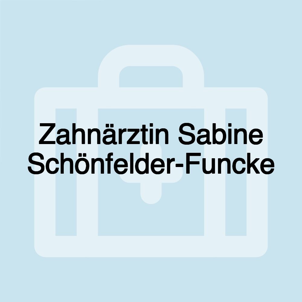 Zahnärztin Sabine Schönfelder-Funcke