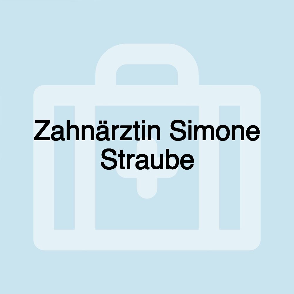 Zahnärztin Simone Straube