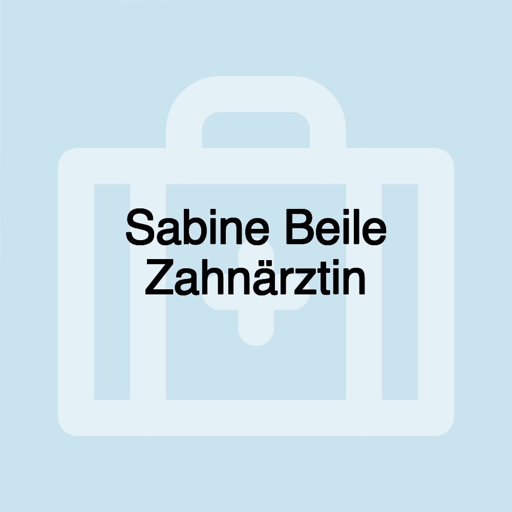 Sabine Beile Zahnärztin