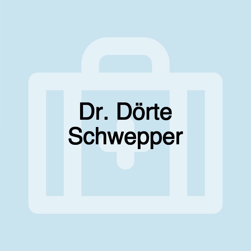 Dr. Dörte Schwepper