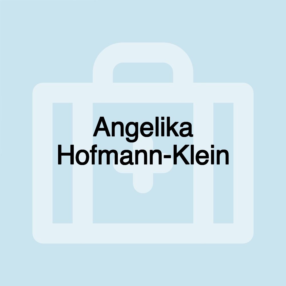 Angelika Hofmann-Klein