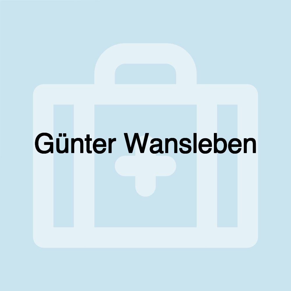 Günter Wansleben