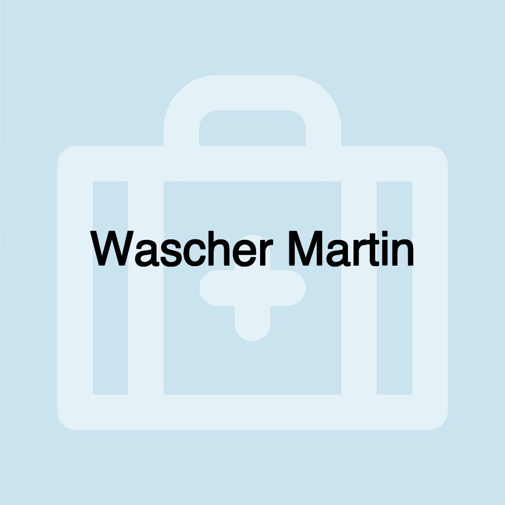 Wascher Martin