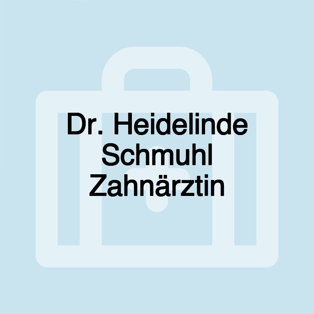 Dr. Heidelinde Schmuhl Zahnärztin