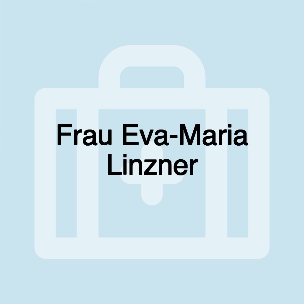 Frau Eva-Maria Linzner