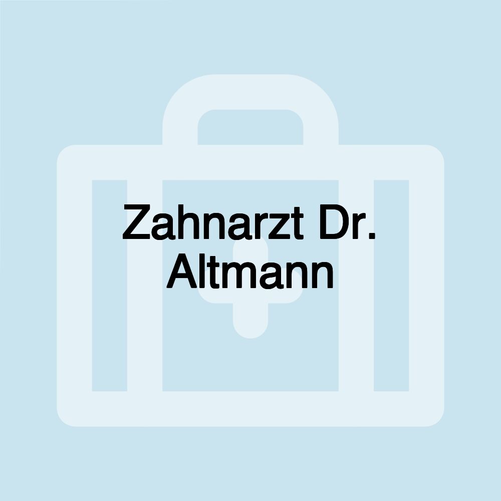 Zahnarzt Dr. Altmann