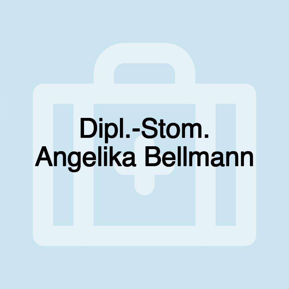 Dipl.-Stom. Angelika Bellmann