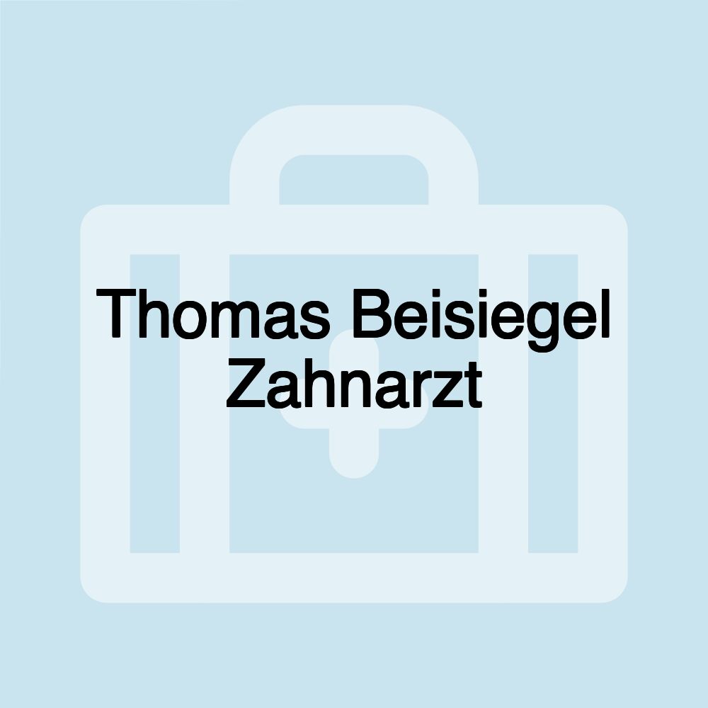 Thomas Beisiegel Zahnarzt