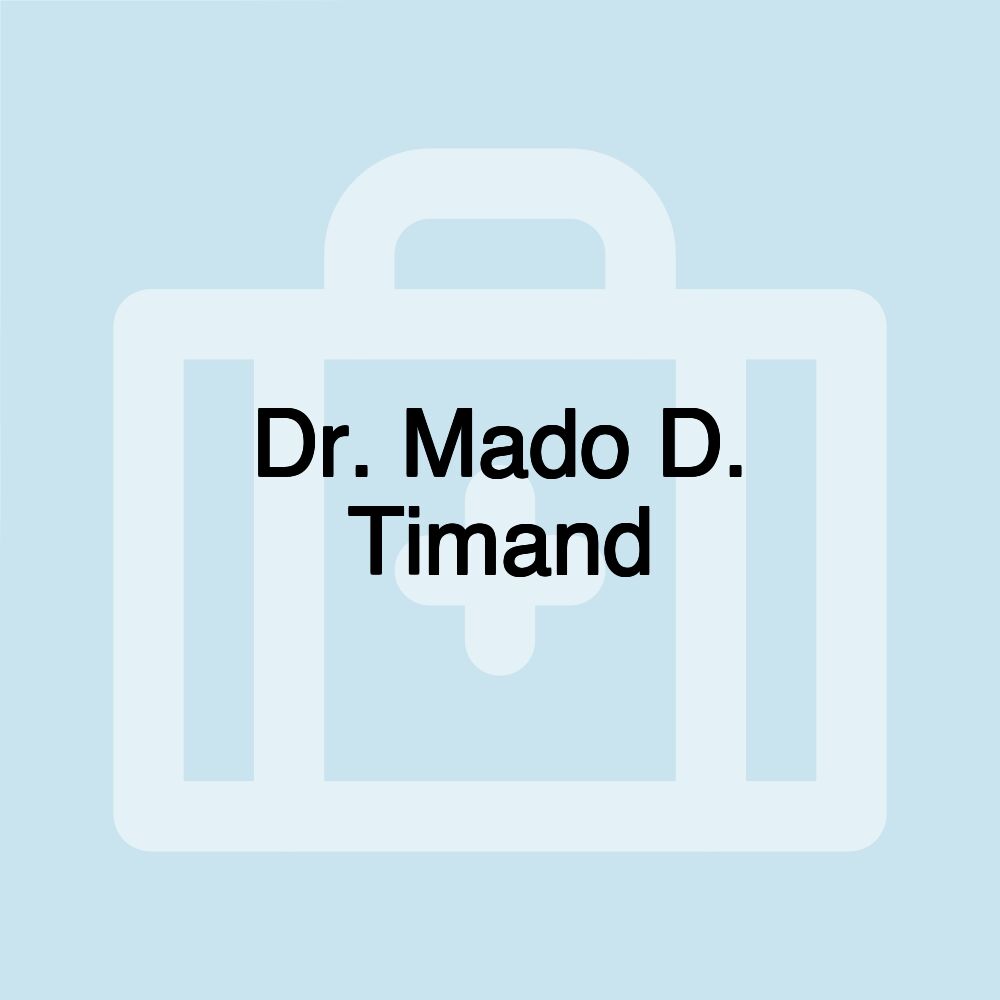 Dr. Mado D. Timand