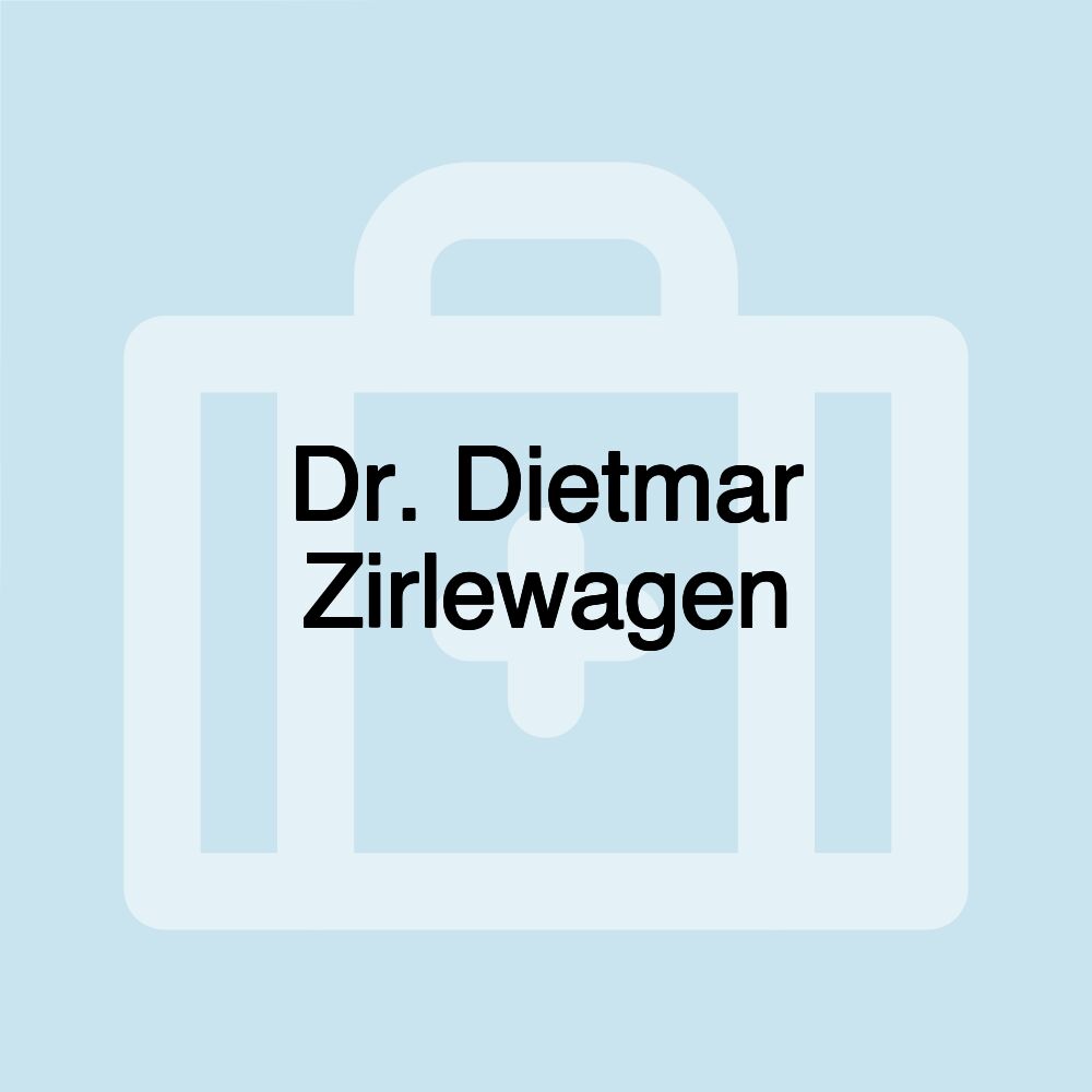 Dr. Dietmar Zirlewagen