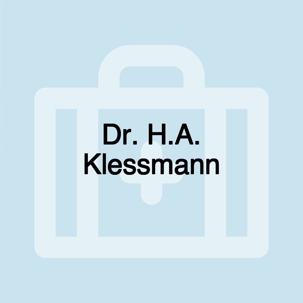 Dr. H.A. Klessmann