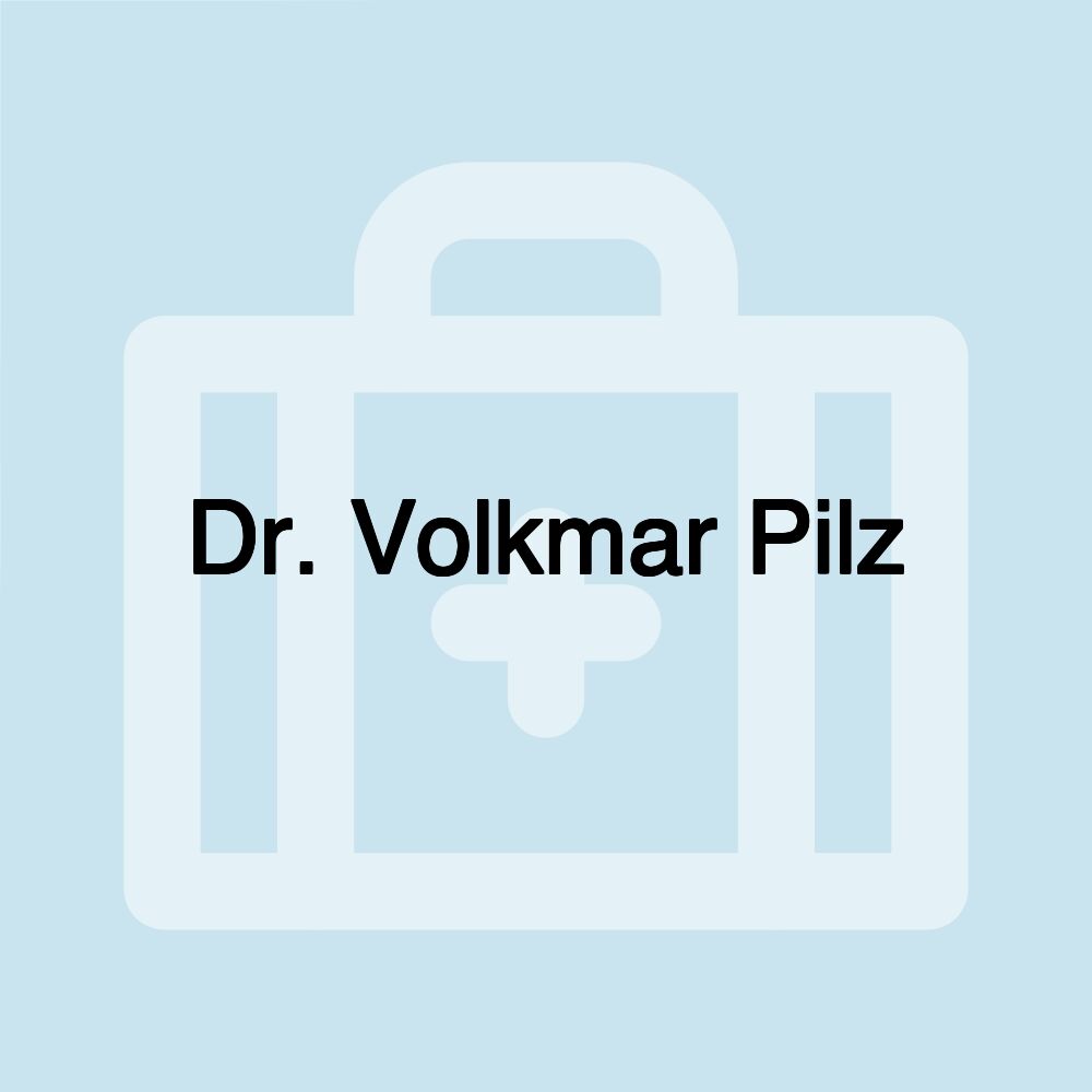 Dr. Volkmar Pilz