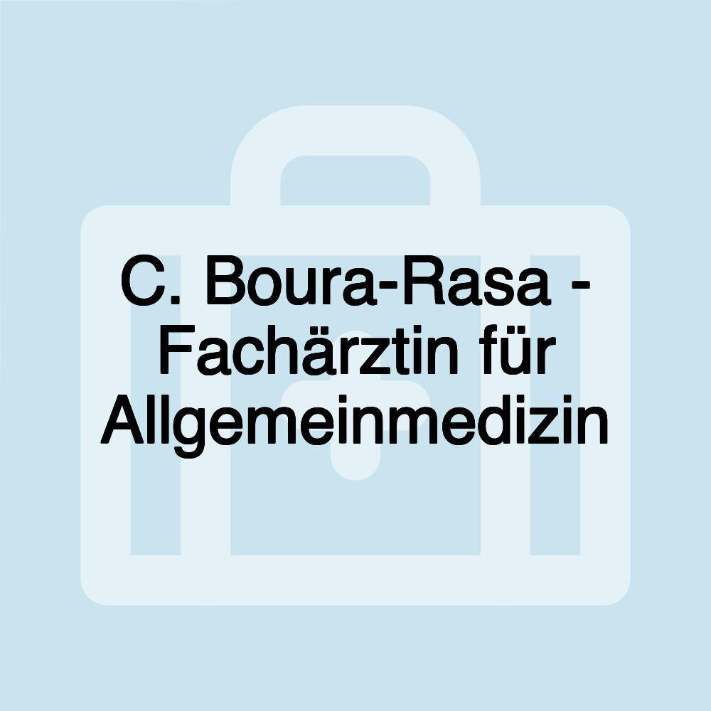 C. Boura-Rasa - Fachärztin für Allgemeinmedizin