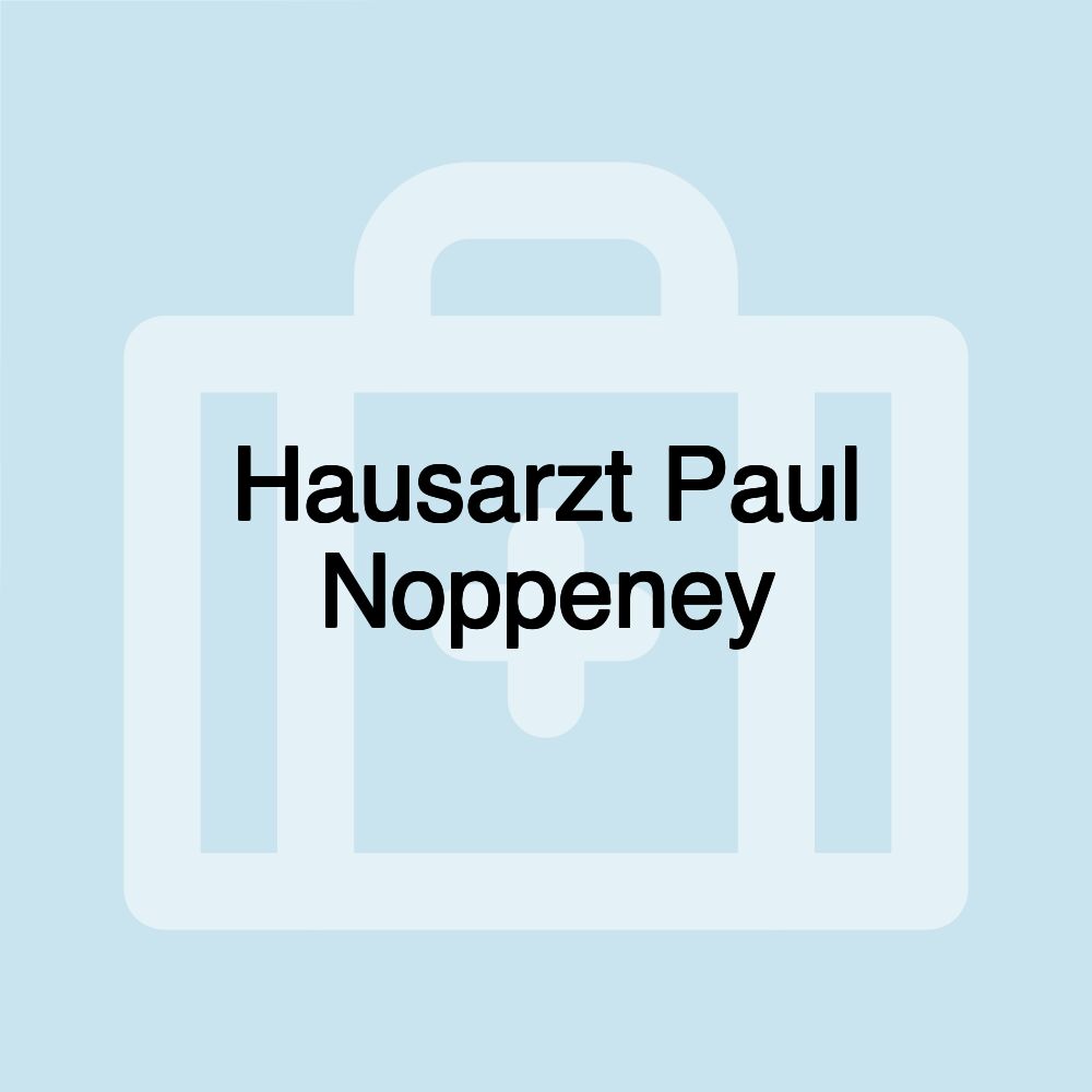 Hausarzt Paul Noppeney