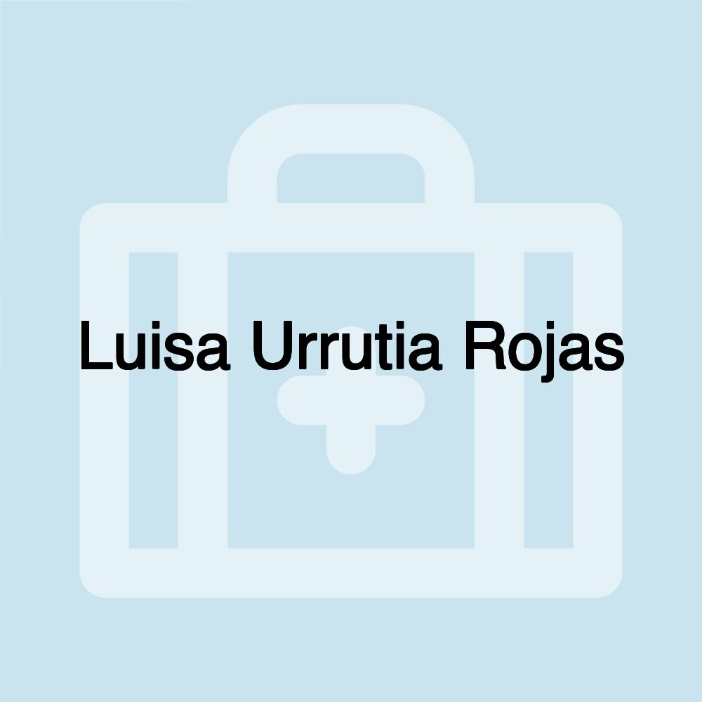 Luisa Urrutia Rojas